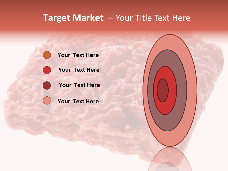 White Minced Cutout PowerPoint Template