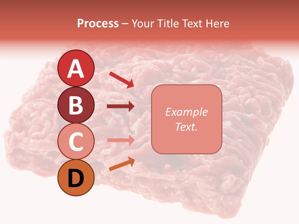 White Minced Cutout PowerPoint Template