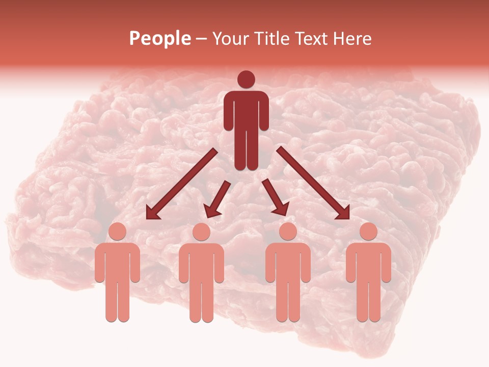 White Minced Cutout PowerPoint Template