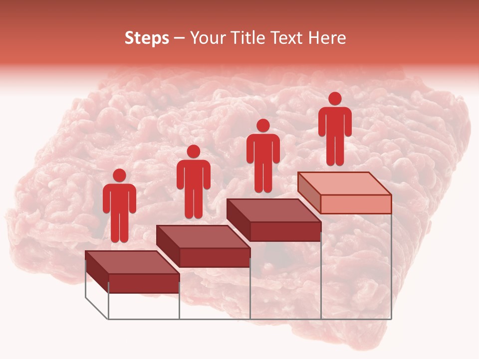 White Minced Cutout PowerPoint Template