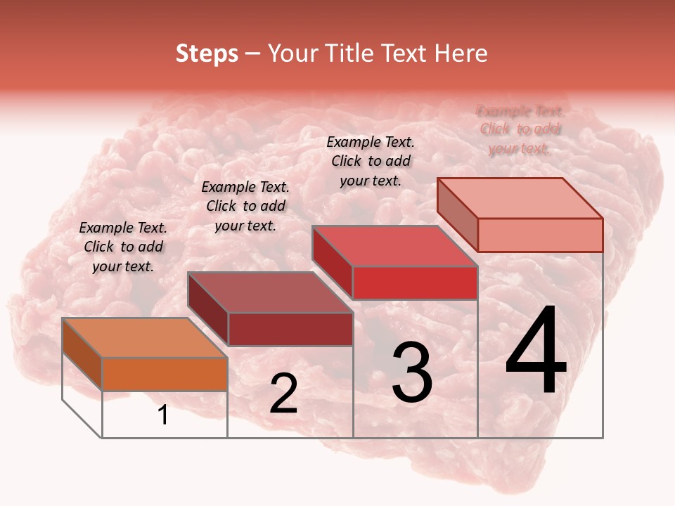 White Minced Cutout PowerPoint Template