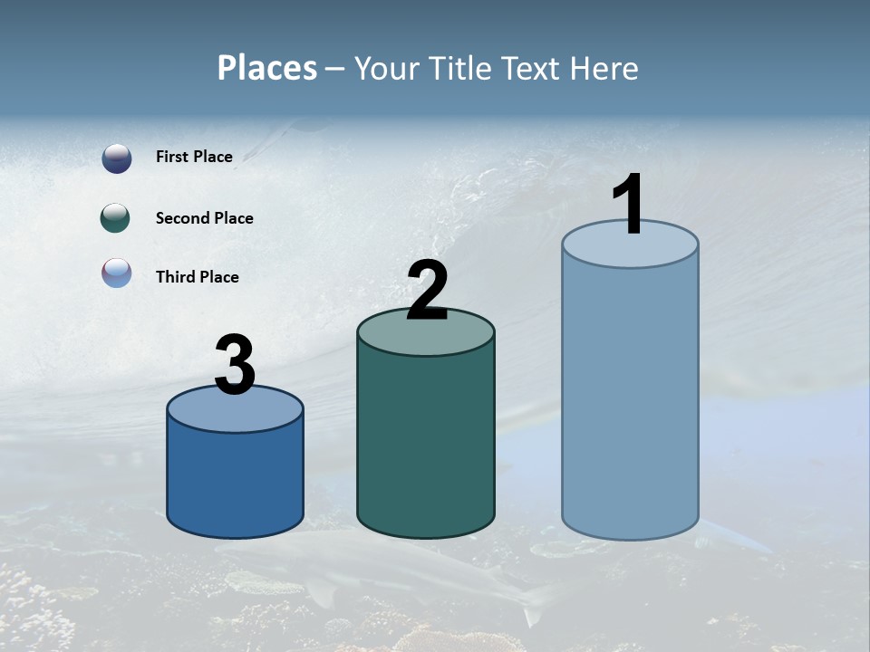 Sharks Underwater PowerPoint Template