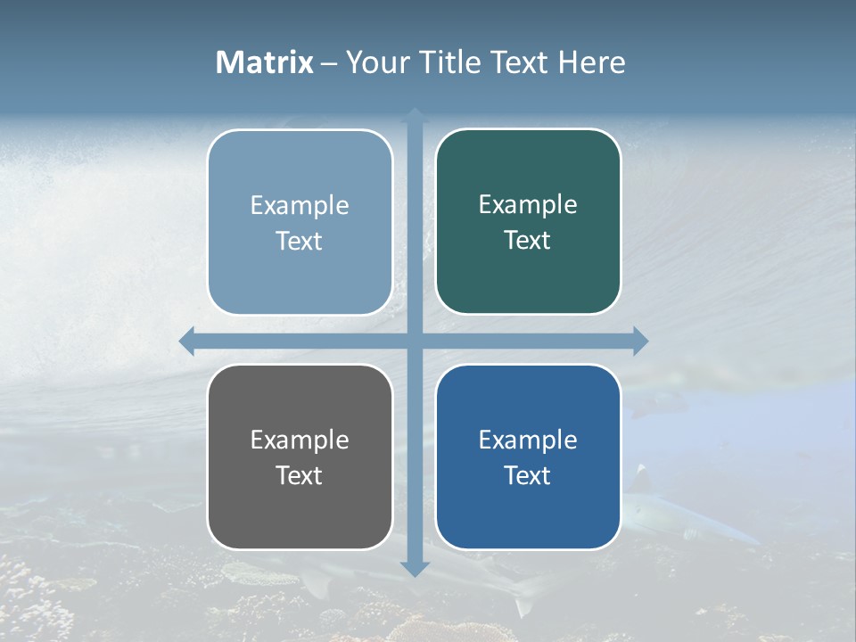 Sharks Underwater PowerPoint Template