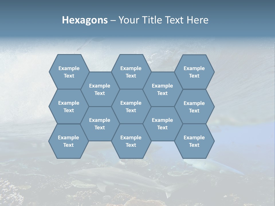 Sharks Underwater PowerPoint Template