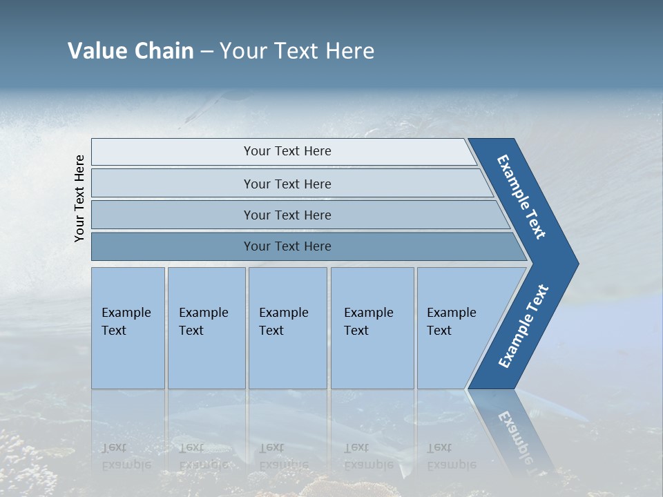 Sharks Underwater PowerPoint Template