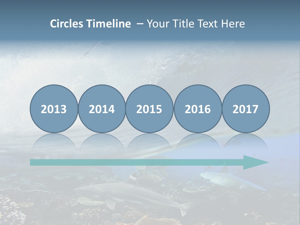 Sharks Underwater PowerPoint Template