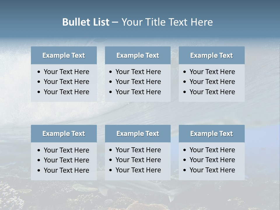 Sharks Underwater PowerPoint Template