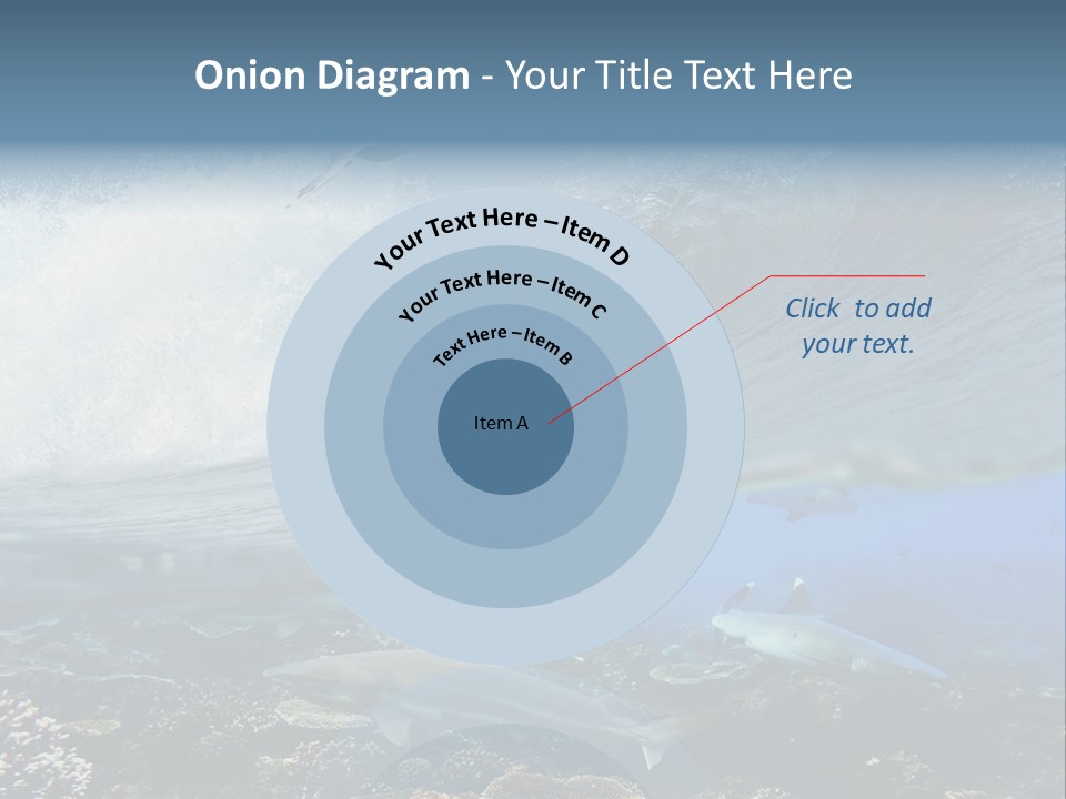 Sharks Underwater PowerPoint Template