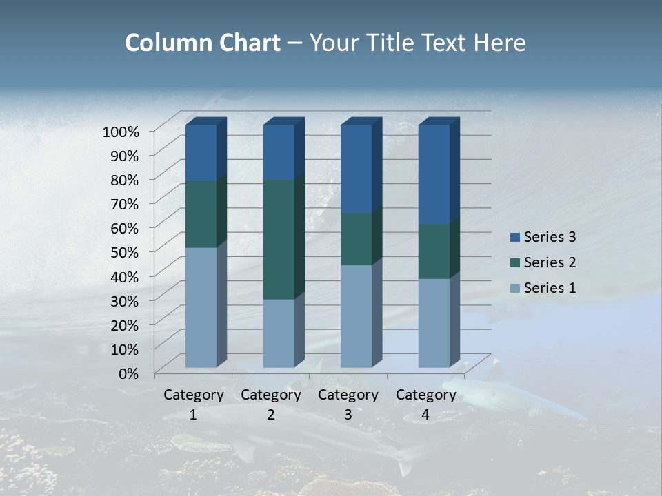 Sharks Underwater PowerPoint Template