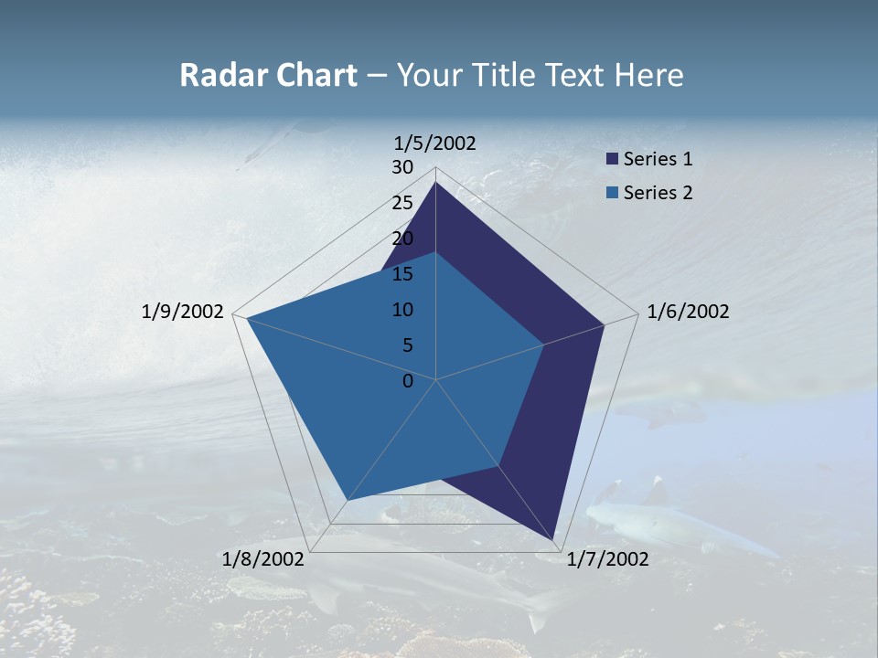 Sharks Underwater PowerPoint Template