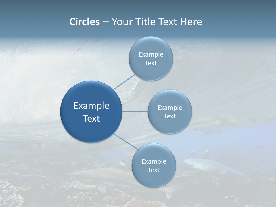 Sharks Underwater PowerPoint Template