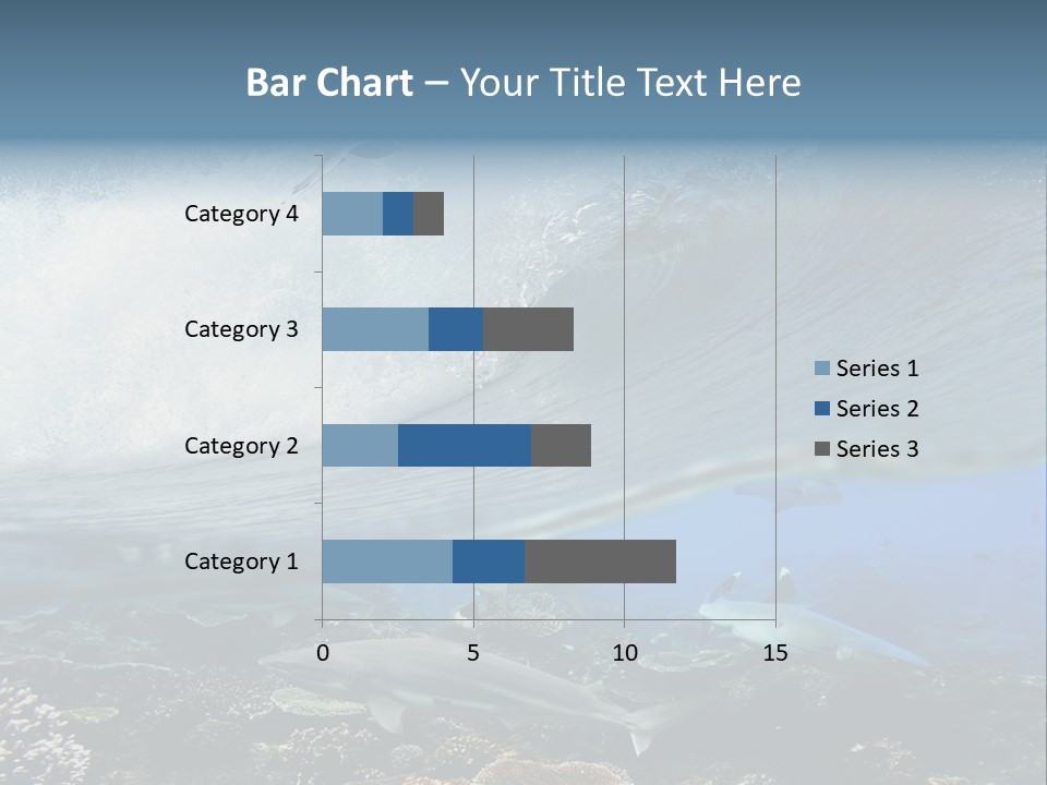 Sharks Underwater PowerPoint Template