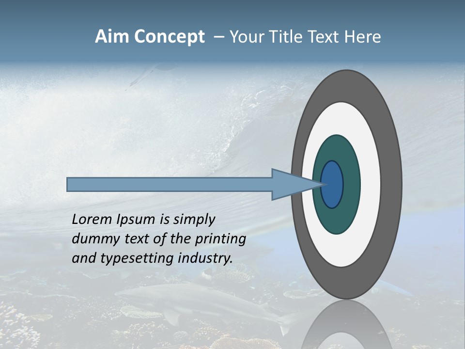 Sharks Underwater PowerPoint Template