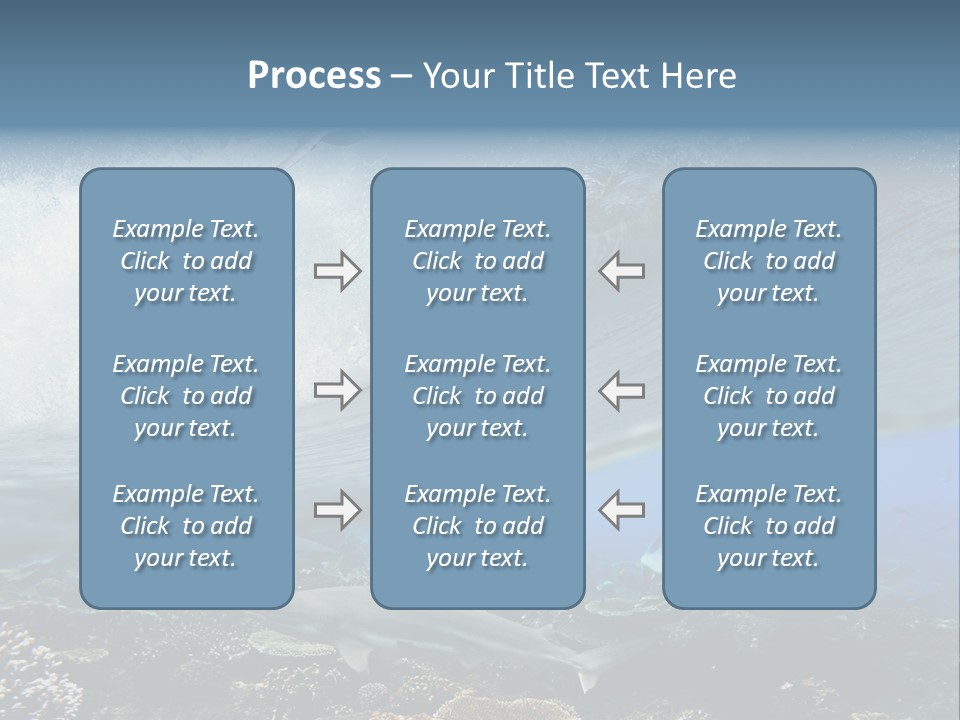 Sharks Underwater PowerPoint Template