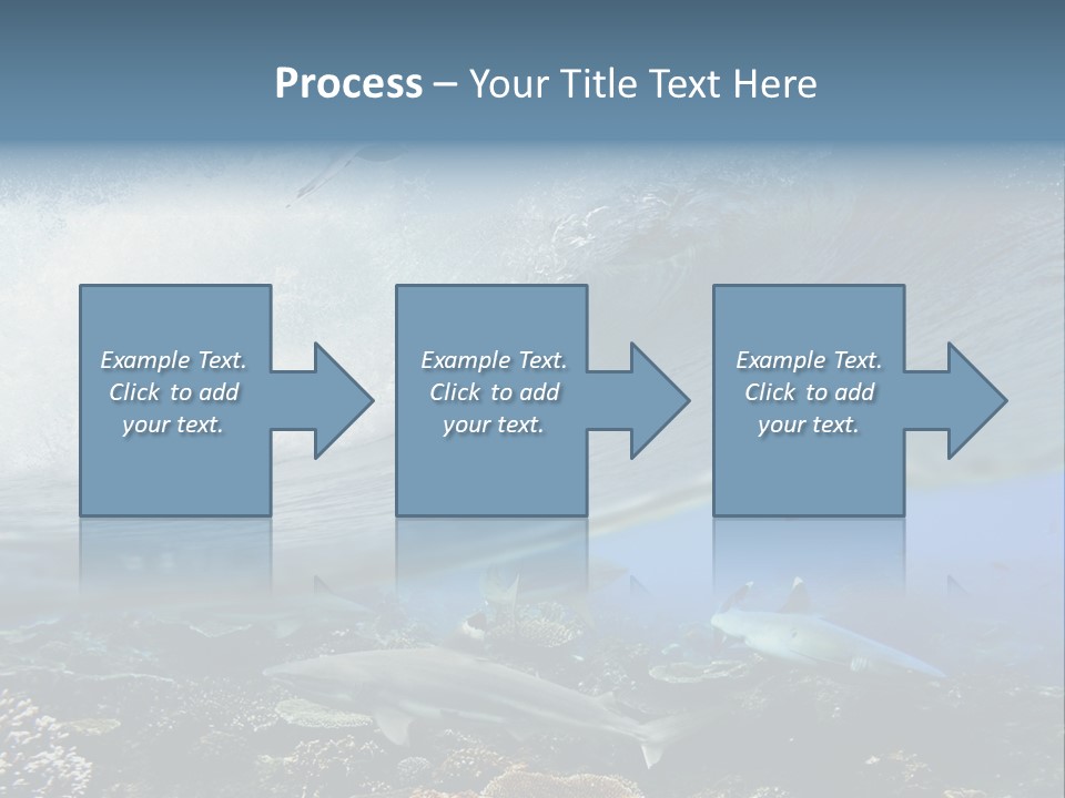 Sharks Underwater PowerPoint Template