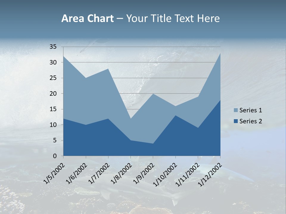 Sharks Underwater PowerPoint Template