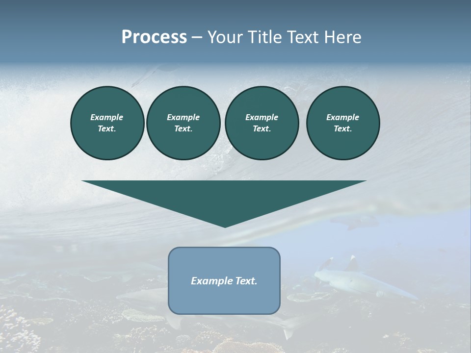 Sharks Underwater PowerPoint Template