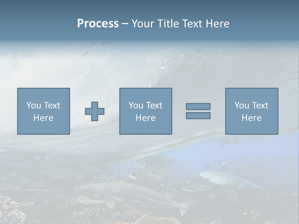 Sharks Underwater PowerPoint Template
