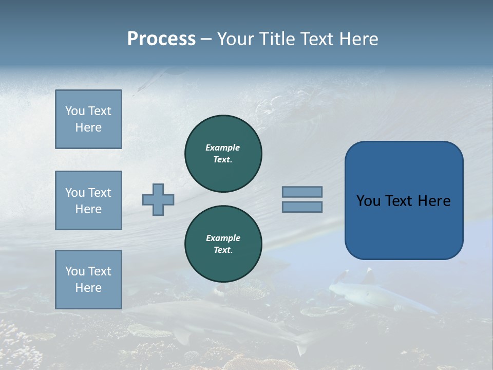 Sharks Underwater PowerPoint Template