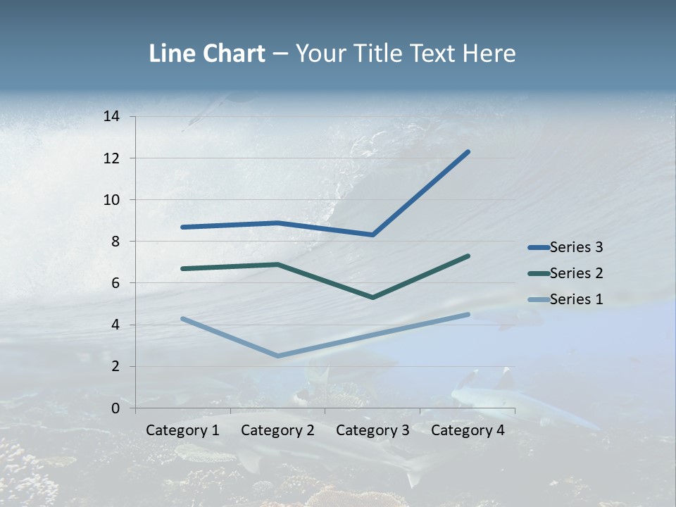 Sharks Underwater PowerPoint Template