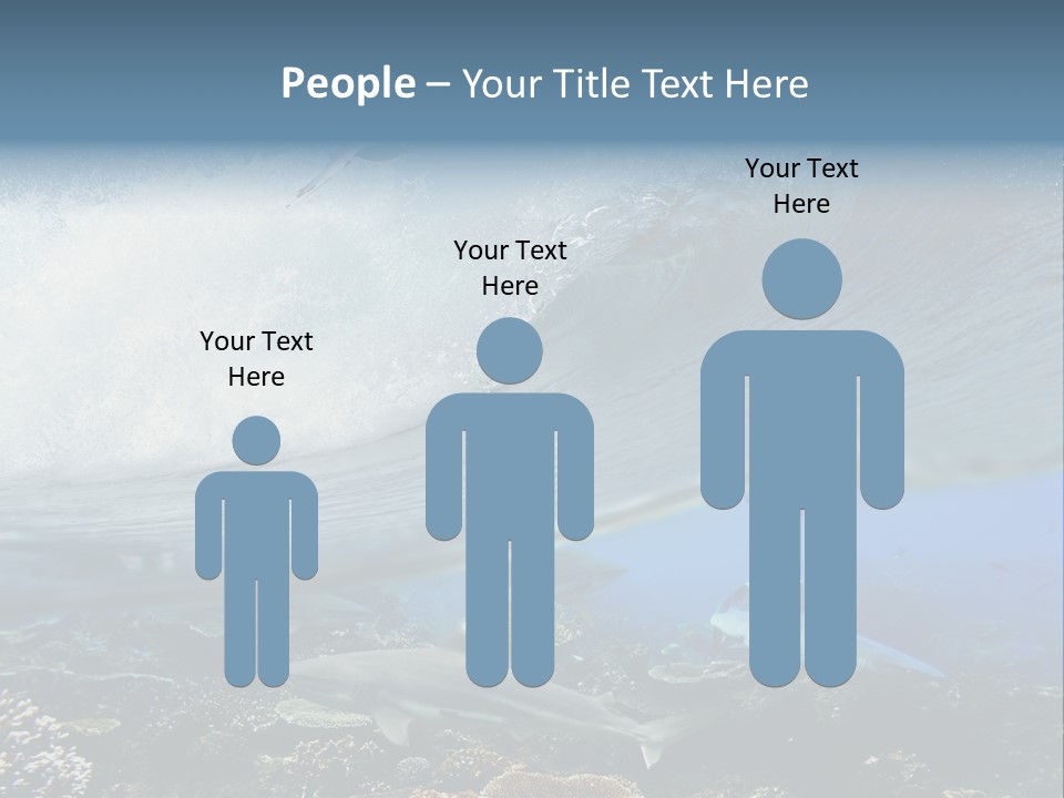 Sharks Underwater PowerPoint Template