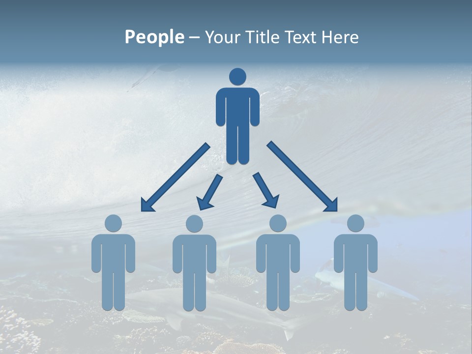 Sharks Underwater PowerPoint Template