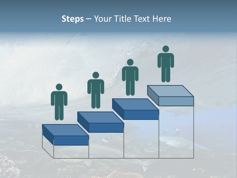 Sharks Underwater PowerPoint Template
