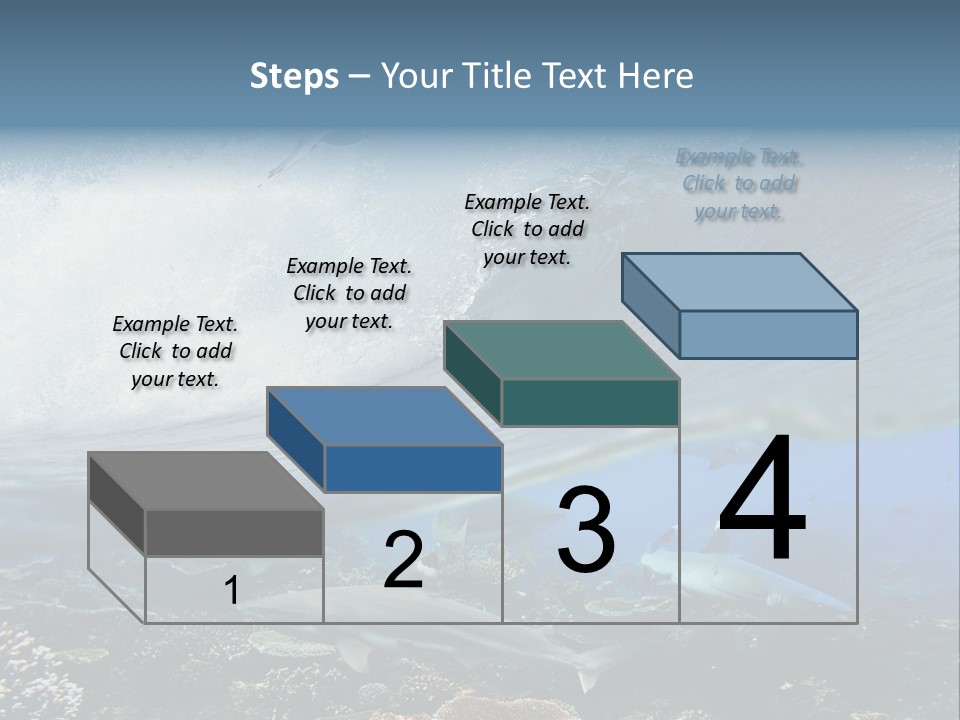 Sharks Underwater PowerPoint Template