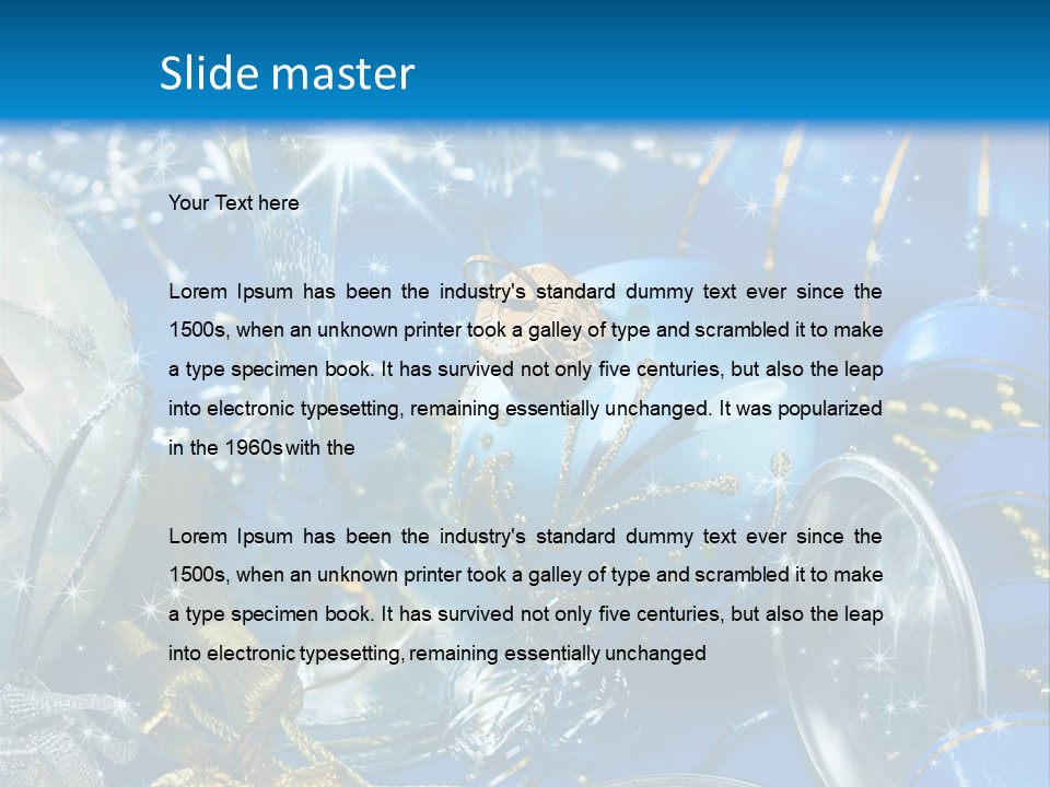 New Congratulation Ornaments PowerPoint Template