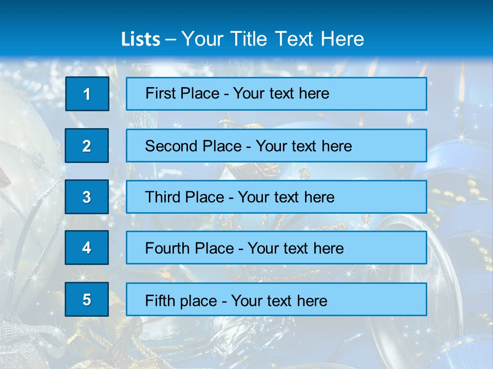 New Congratulation Ornaments PowerPoint Template