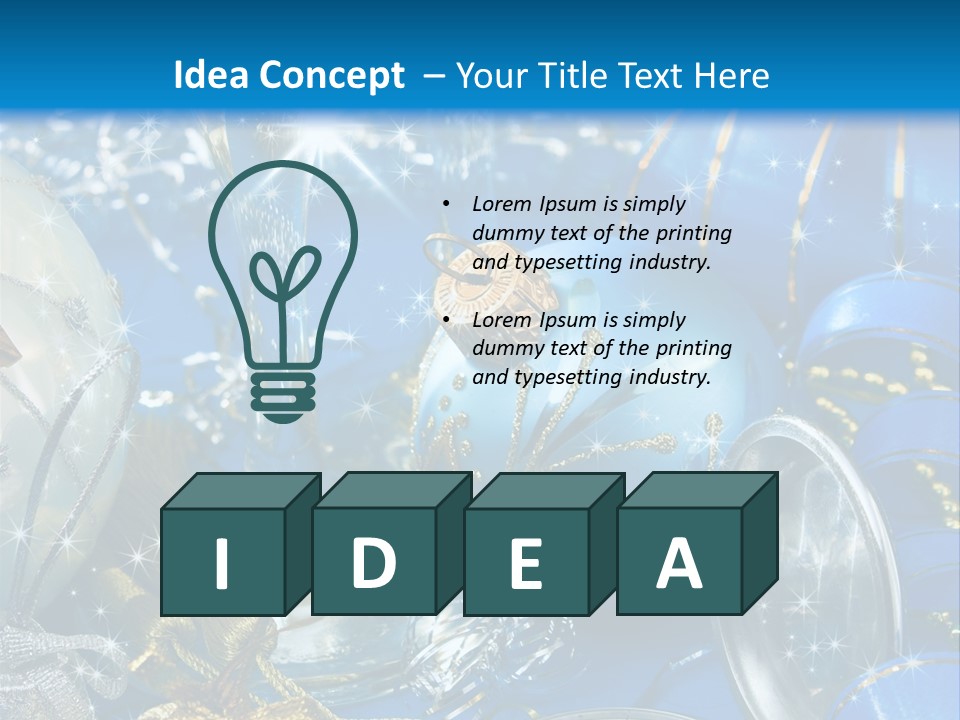 New Congratulation Ornaments PowerPoint Template