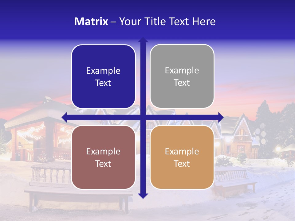 Winter Village PowerPoint Template