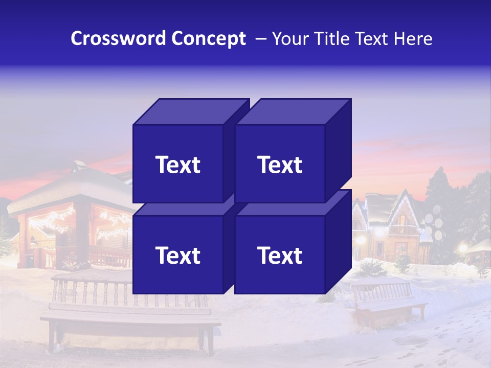 Winter Village PowerPoint Template