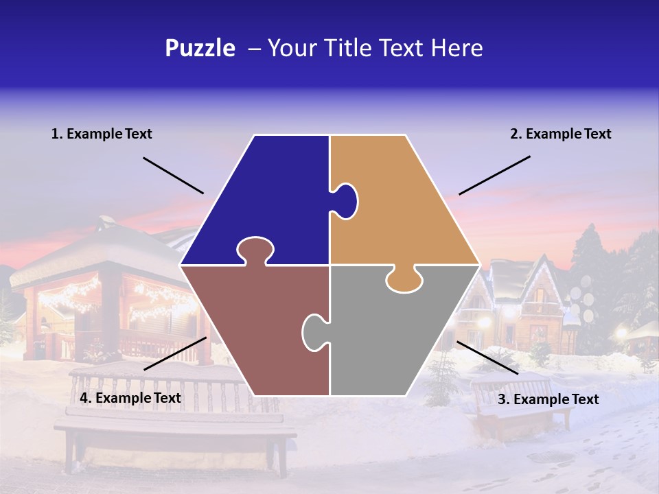 Winter Village PowerPoint Template