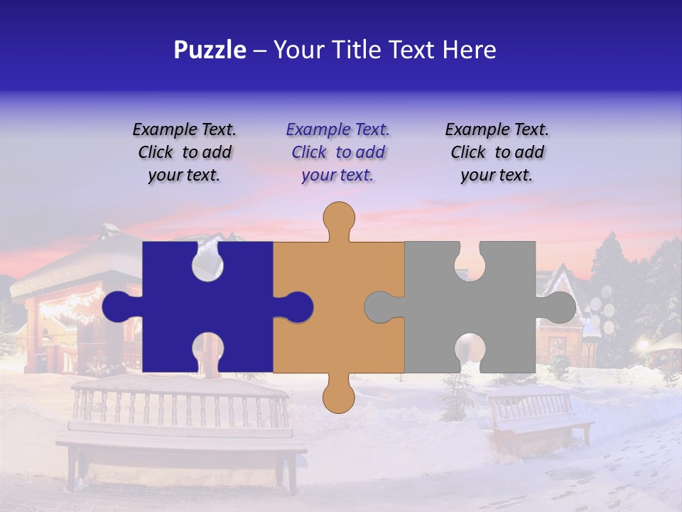 Winter Village PowerPoint Template