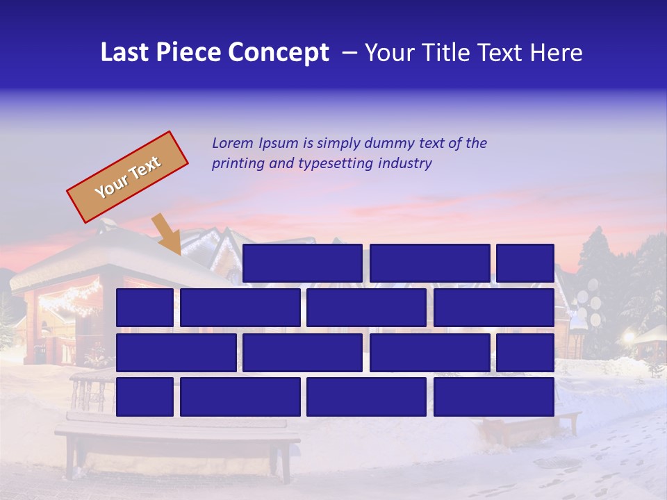 Winter Village PowerPoint Template
