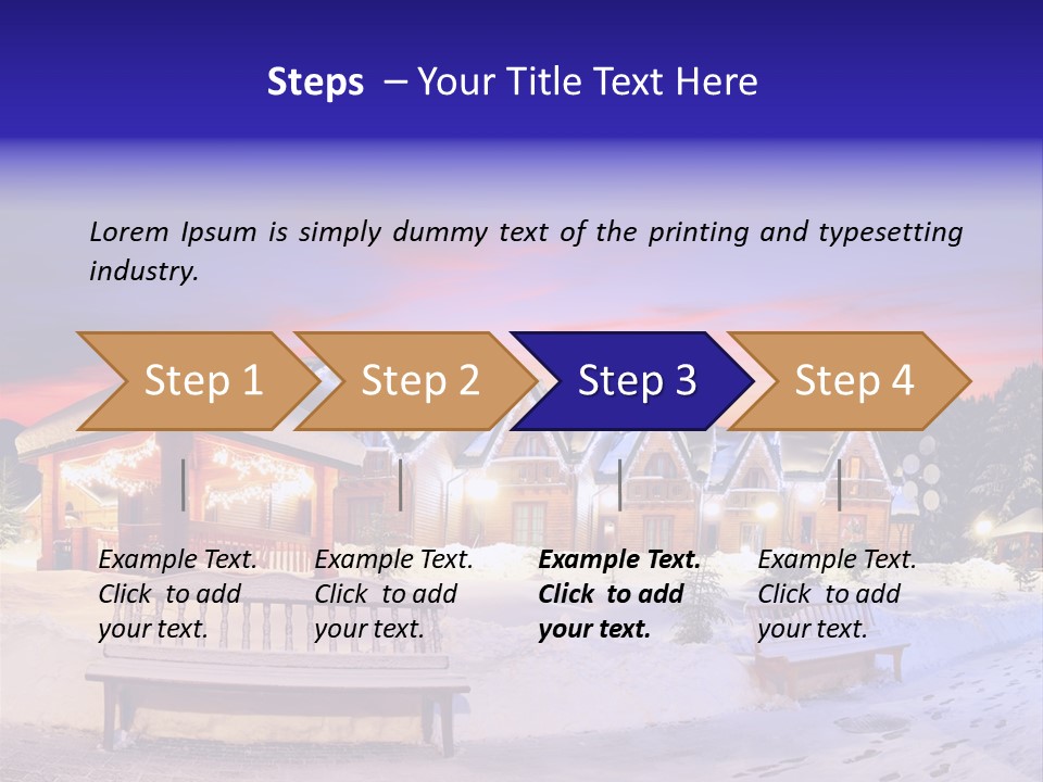 Winter Village PowerPoint Template