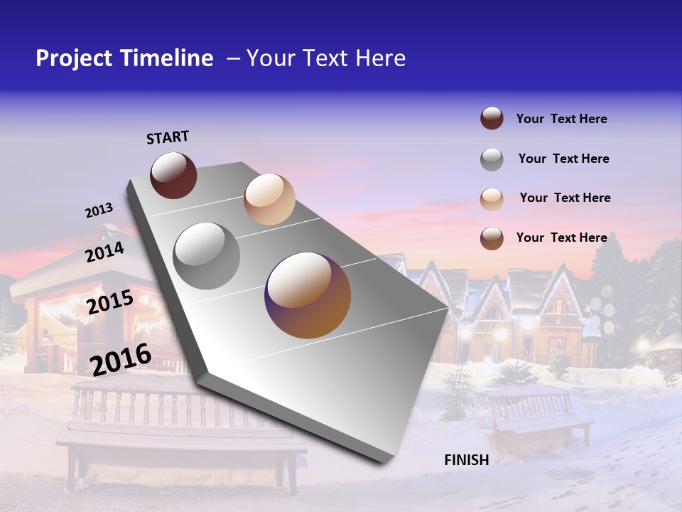 Winter Village PowerPoint Template