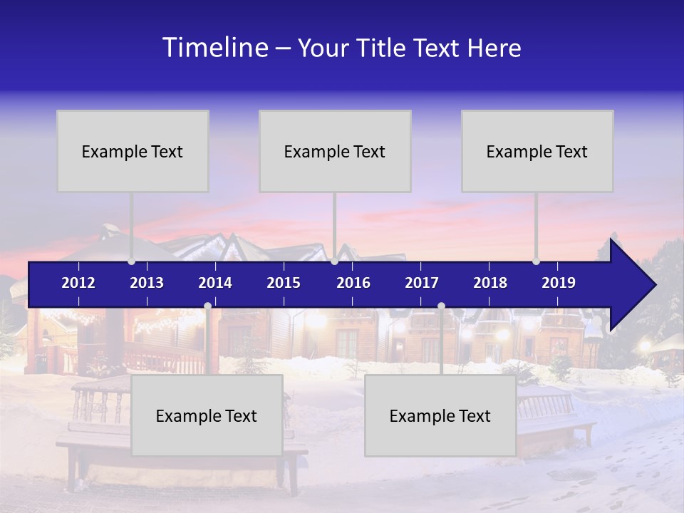 Winter Village PowerPoint Template