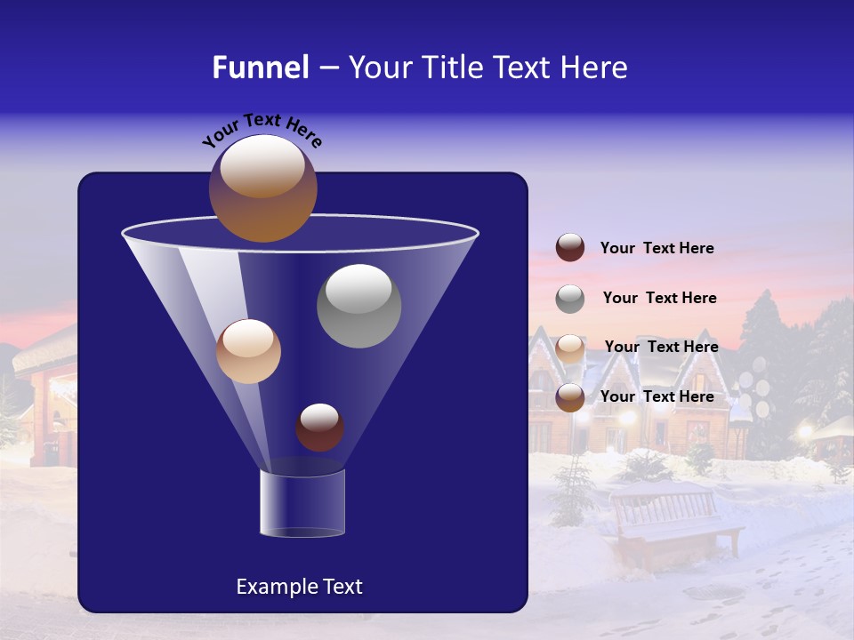 Winter Village PowerPoint Template