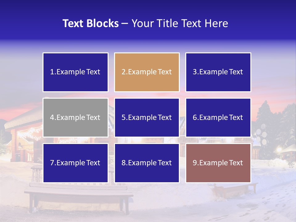Winter Village PowerPoint Template