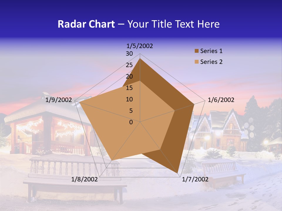 Winter Village PowerPoint Template