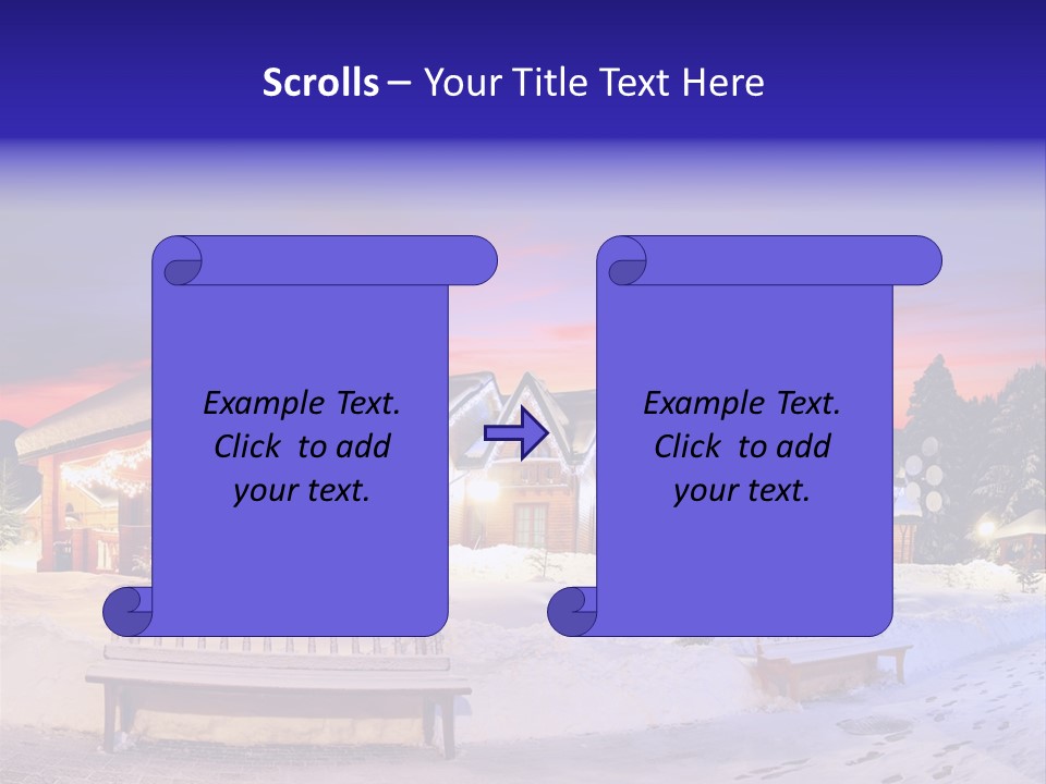 Winter Village PowerPoint Template