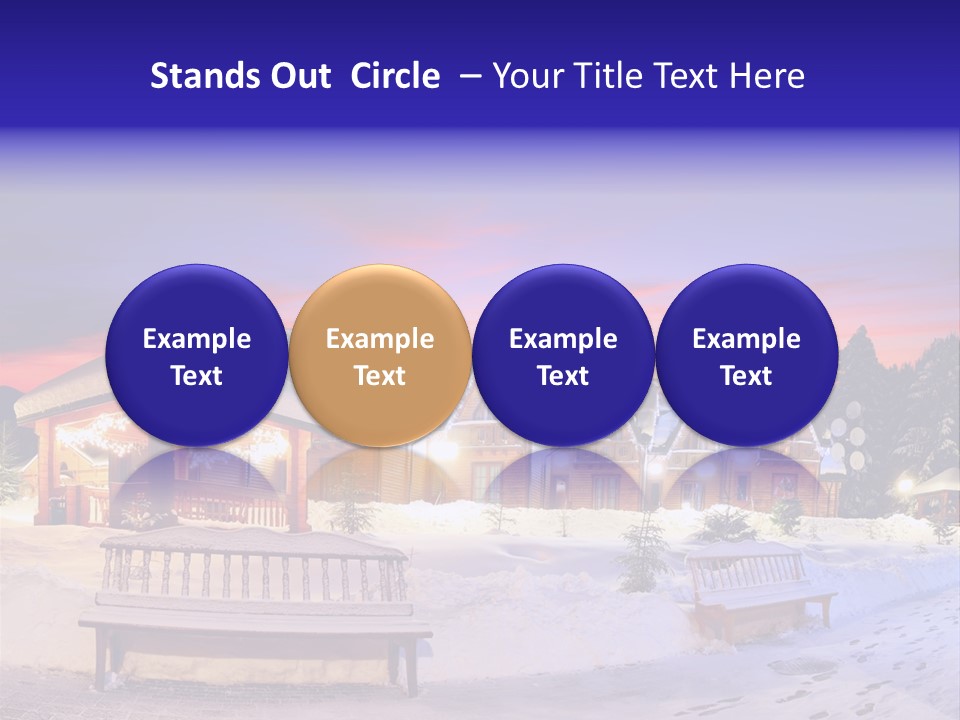 Winter Village PowerPoint Template