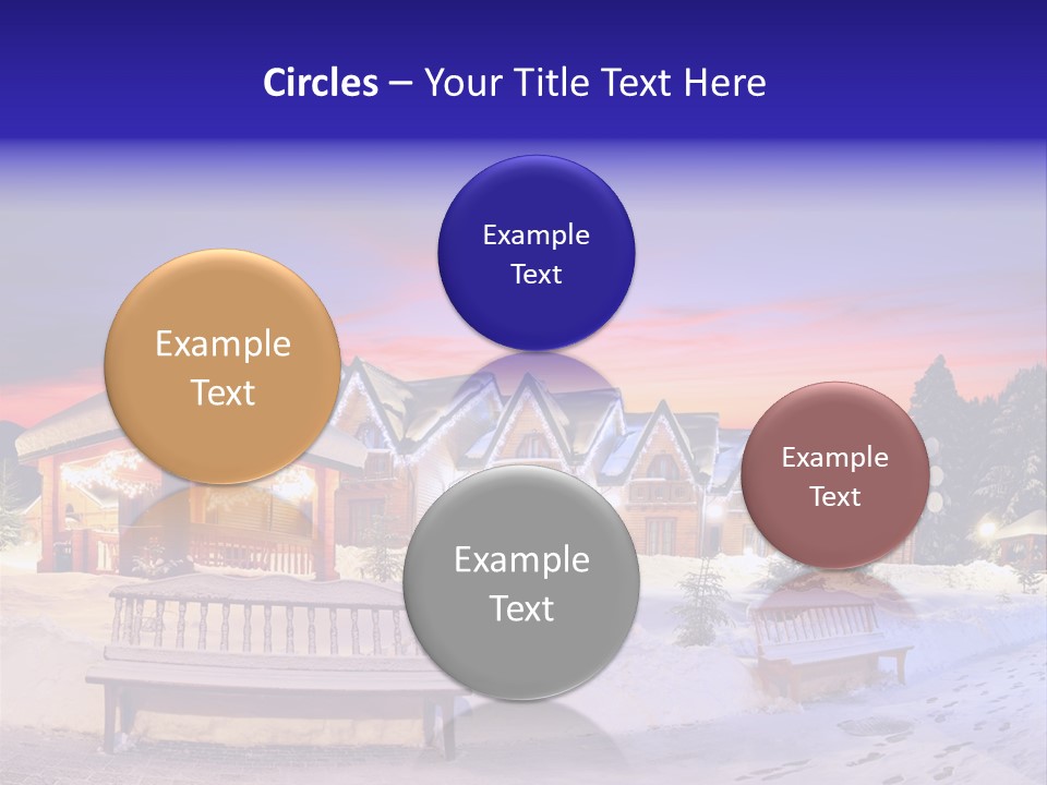 Winter Village PowerPoint Template