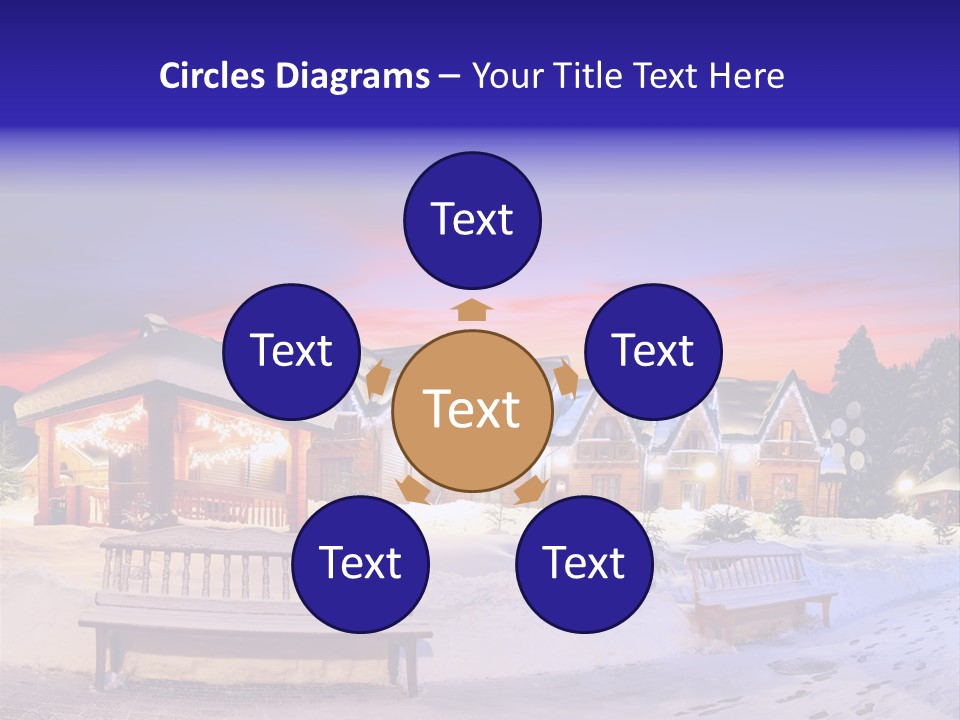Winter Village PowerPoint Template