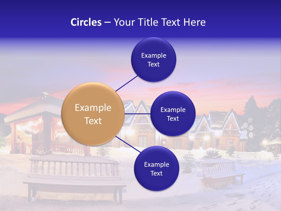 Winter Village PowerPoint Template