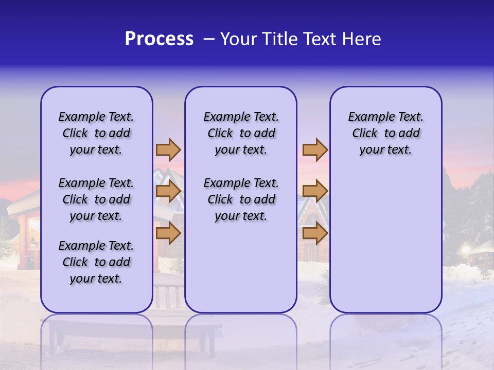 Winter Village PowerPoint Template