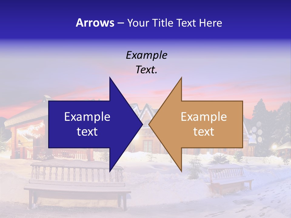 Winter Village PowerPoint Template