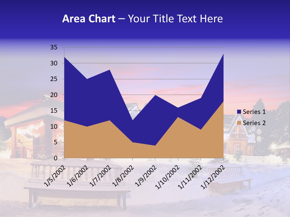 Winter Village PowerPoint Template